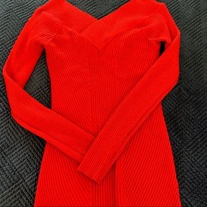 💜 Red V Neck sweater